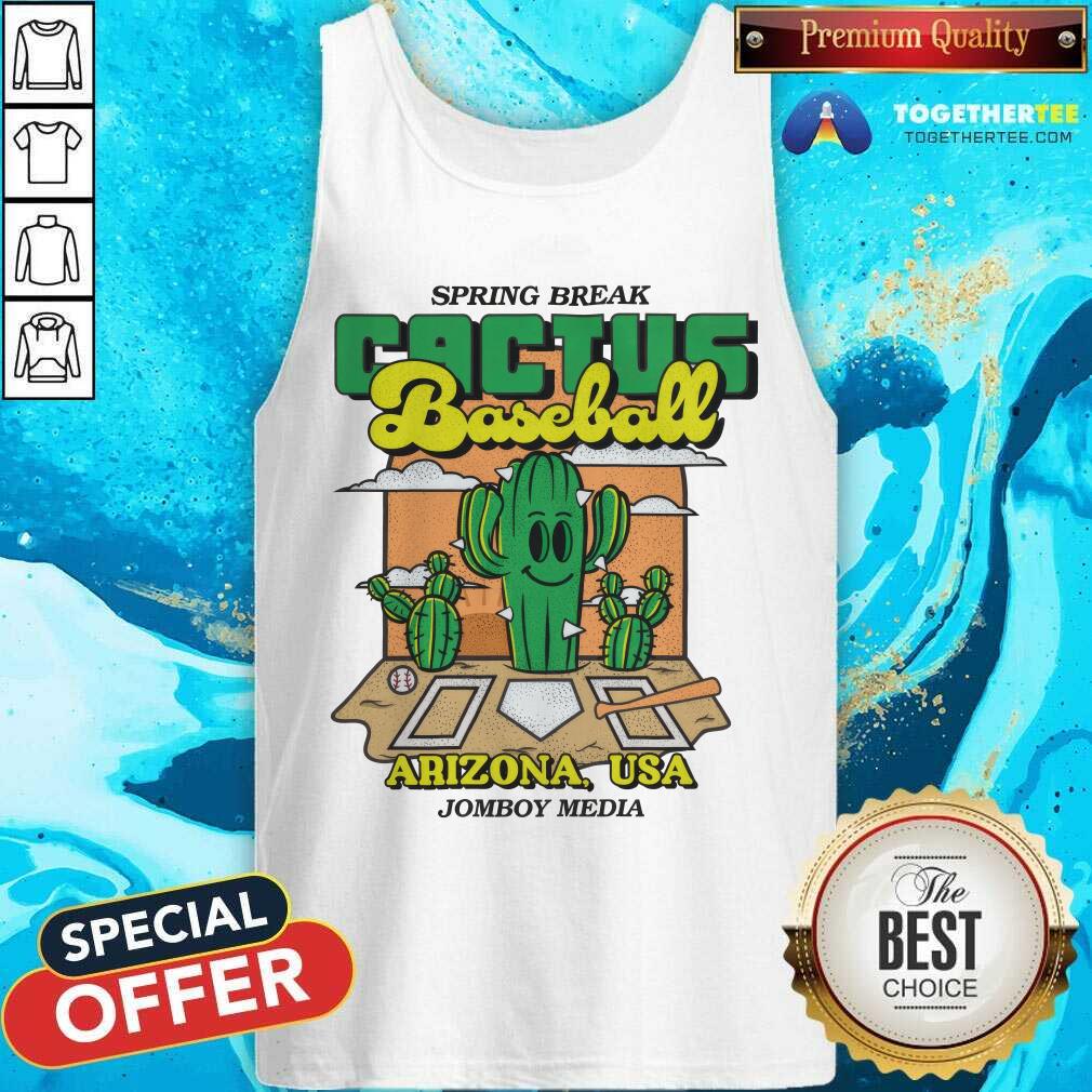 Spring Break Cactus Baseball Arizona Usa Jomboy Media T-shirt - Image 4