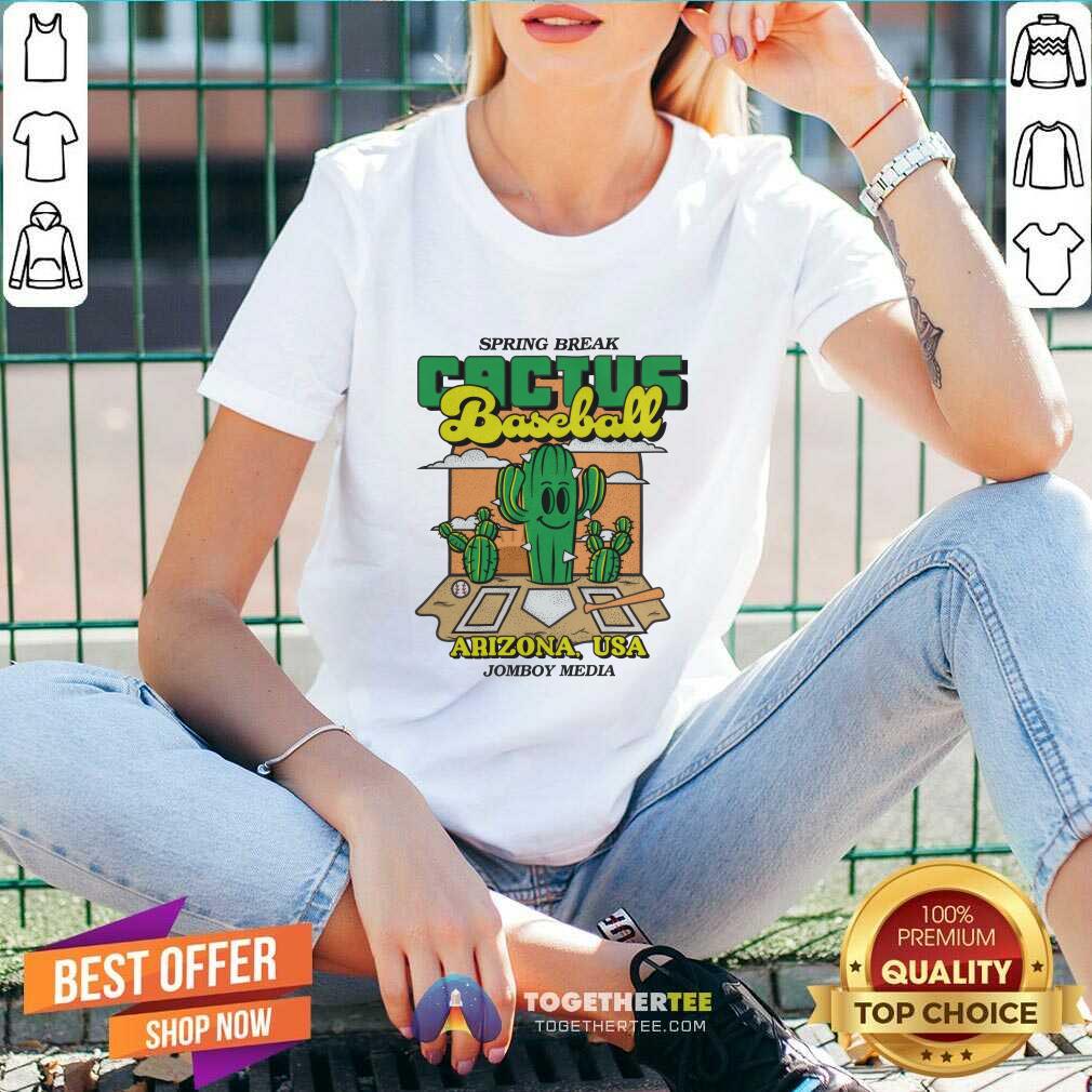 Spring Break Cactus Baseball Arizona Usa Jomboy Media T-shirt - Image 3