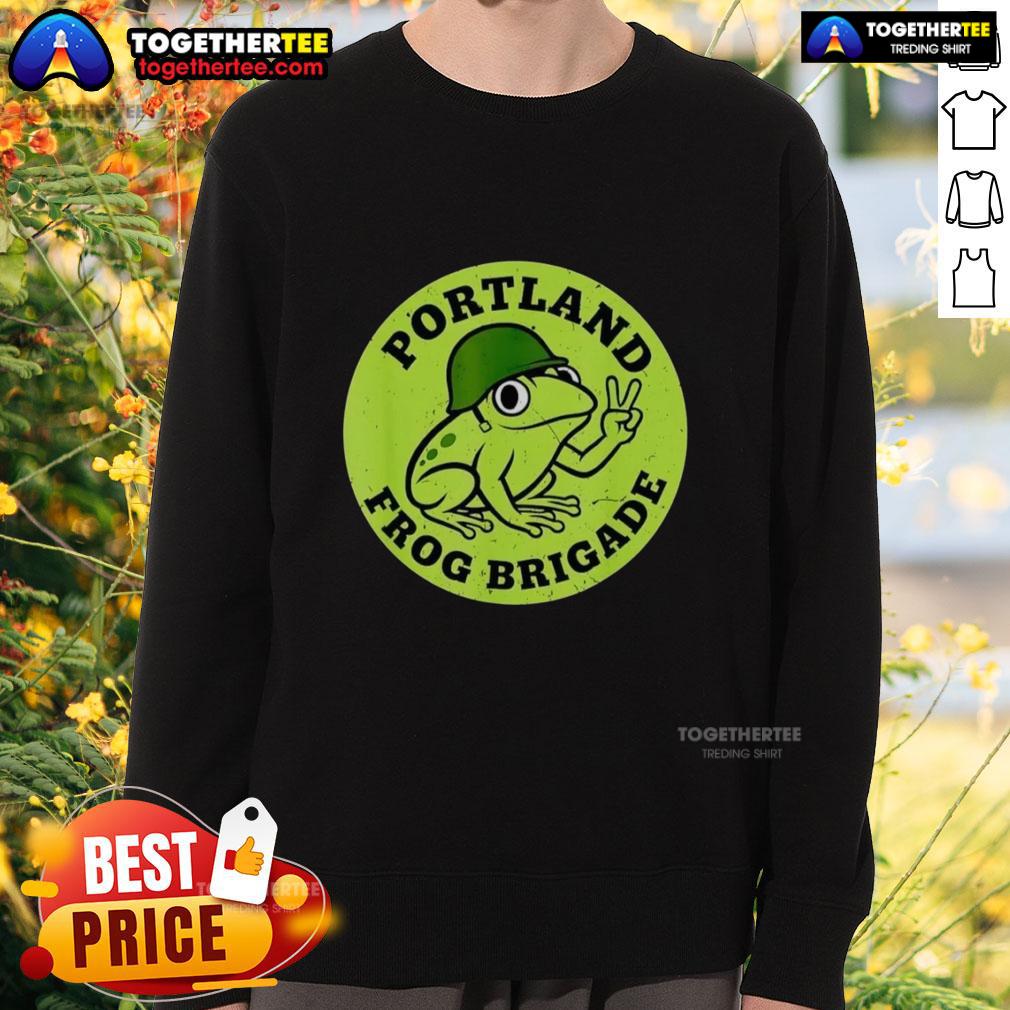 Awesome Portland Frog Brigade Protest T-Shirt - Image 5