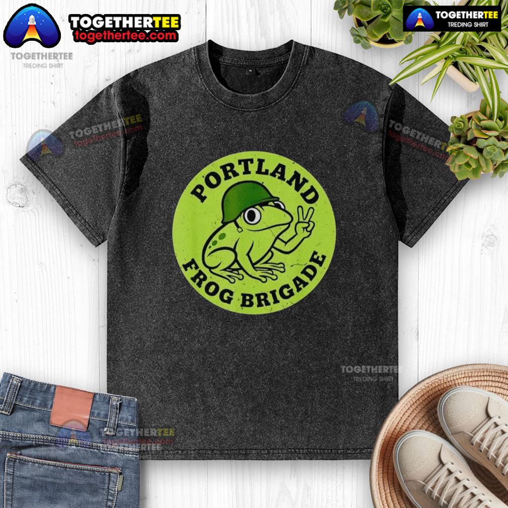Awesome Portland Frog Brigade Protest T-Shirt - Image 6