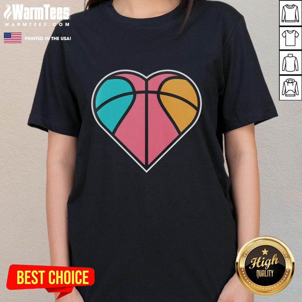 Awesome Satx Basketball Heart San Antonio Spurs Nba T-Shirt - Image 3