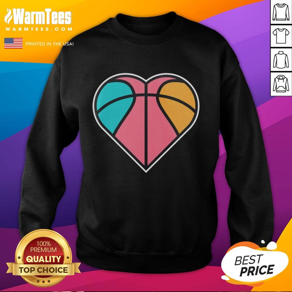 Awesome Satx Basketball Heart San Antonio Spurs Nba T-Shirt - Image 5