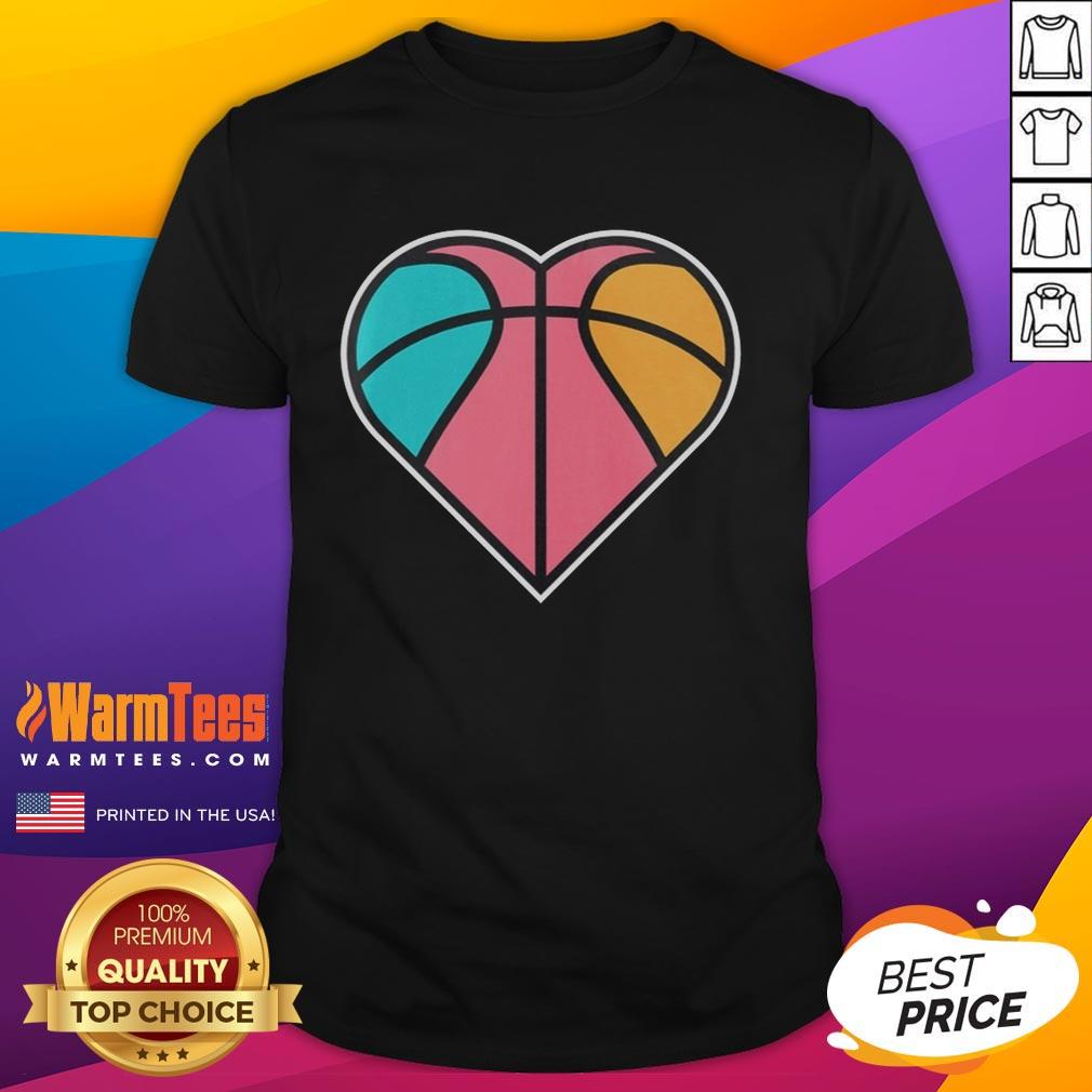 Awesome Satx Basketball Heart San Antonio Spurs Nba T-Shirt