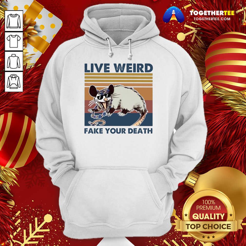 Great Opossum Live Weird Fake Your Death Shirt - Image 5