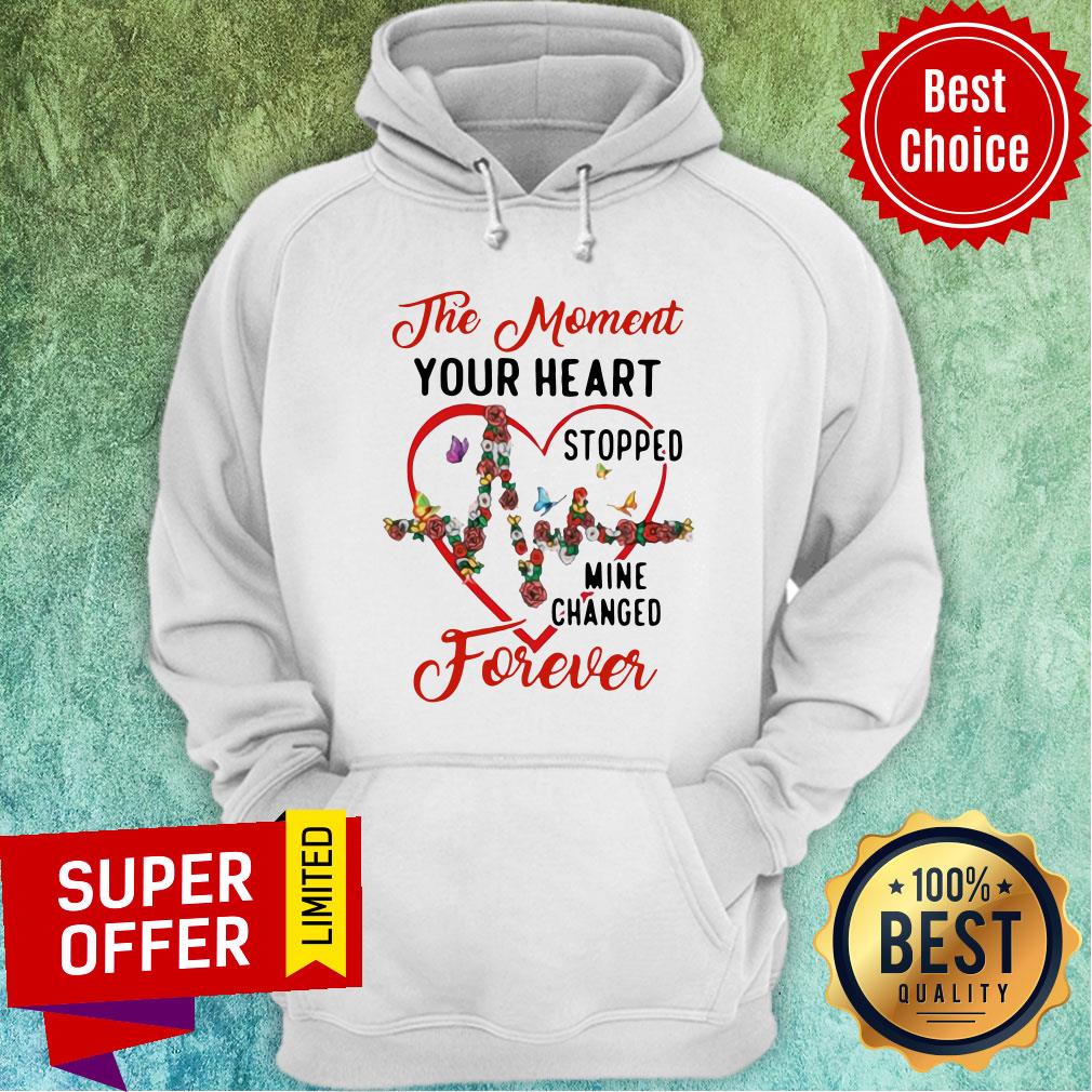 Heartbeat The Moment Your Heart Stopped Mine Changed Forever Shirt - Image 2
