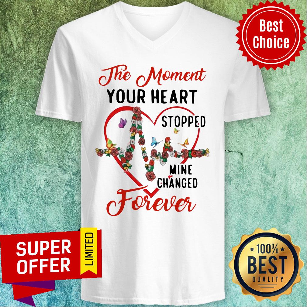 Heartbeat The Moment Your Heart Stopped Mine Changed Forever Shirt - Image 3