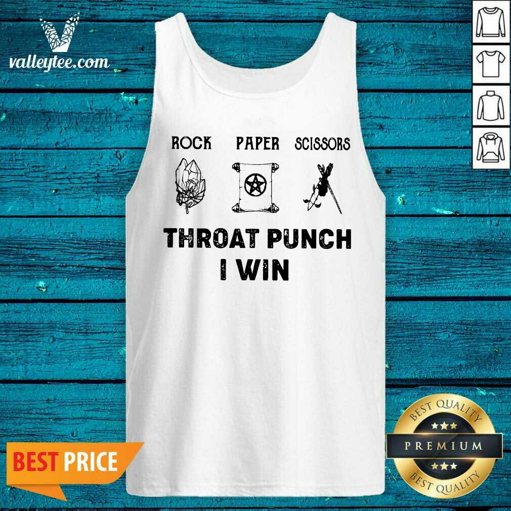 Witch Rock Paper Scissors Throat Punch I Win Shirt - Image 3