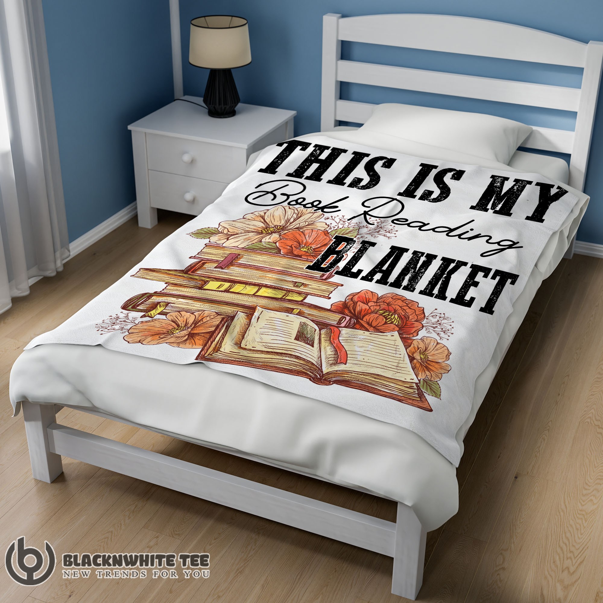 Official Premium This Is My Book Reading Blanket Fleece Customized Blanket - Image 2