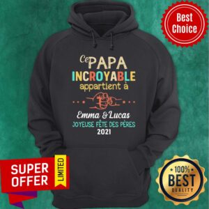 Alternative view of Papa Incroyable Appartient Emma Lucas 2021 Shirt