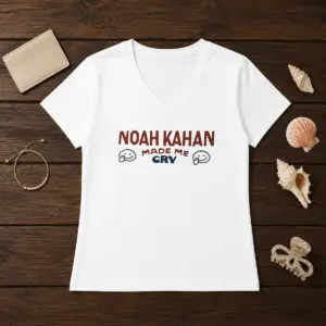 Alternative view of Good Noah Kahan Made Me Cry Smiley Face Shirt