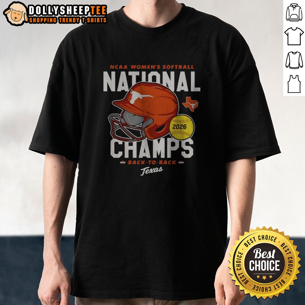 Pretty Texas Longhorns NCAA Women's Softball National Champs 2026 Shirt