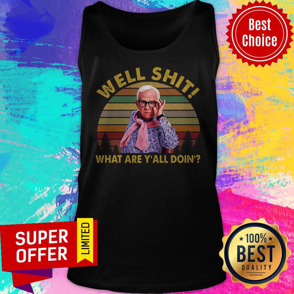 Best Leslie Jordan Well Shit What Are Yall Doin Vintage Shirt - Image 5