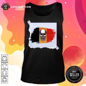 Alternative view of Top Skull Belgian Flag Shirt