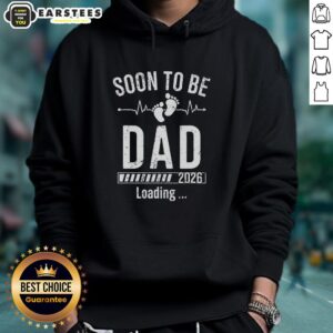 Alternative view of Funny Soon To Be Dad Est 2026 Loading T-Shirt