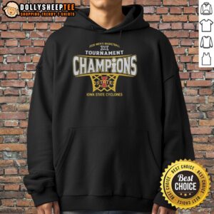 Alternative view of Original Iowa State Cyclones Mens Basketball 2026 Big 12 Conference Tournament Champions T-Shirt