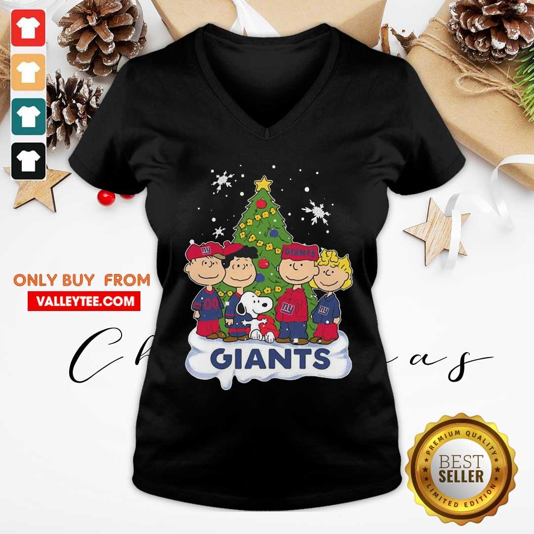 Attractive Snoopy The Peanuts New York Giants Shirt - Image 4