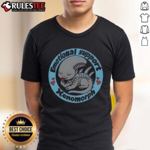 Cute Emotional Support Xenomorph Alien Predator T-Shirt