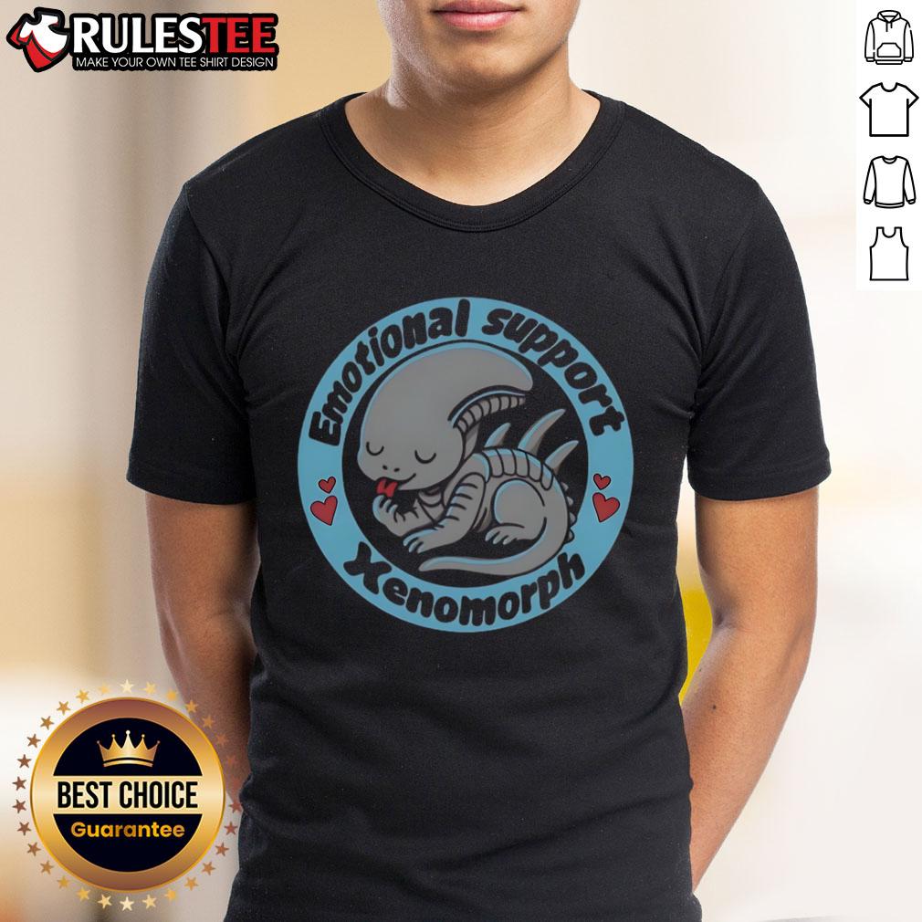 Cute Emotional Support Xenomorph Alien Predator T-Shirt