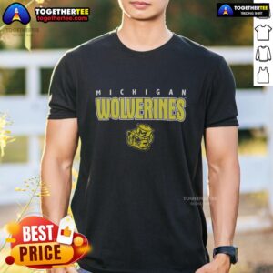 Hot Michigan Wolverines Throwback T-Shirt