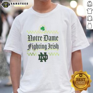 Pretty Notre Dame Fighting Irish St Patrick's Day T-Shirt