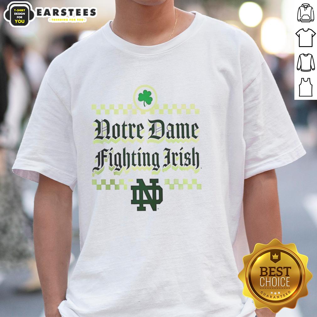 Pretty Notre Dame Fighting Irish St Patrick's Day T-Shirt