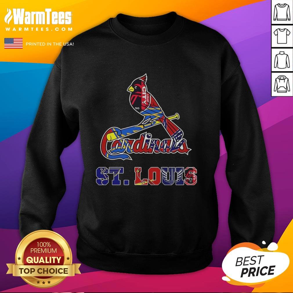 Original St. Louis Cardinals MLB And St. Louis Sport Teams Logo T-Shirt - Image 5
