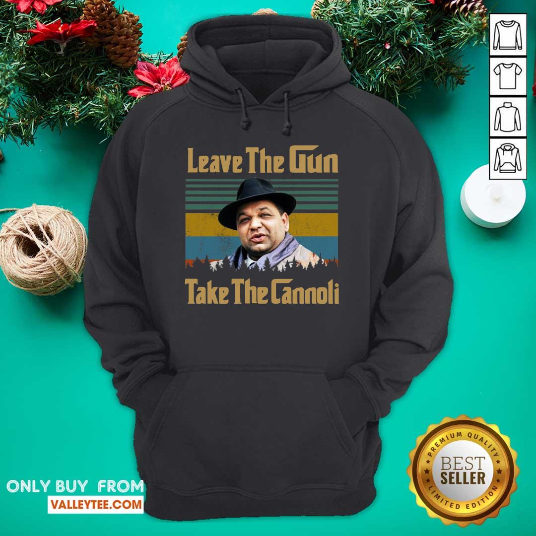 Perfect Peter Clemenza Godfather Leave The Gun Take The Cannoli Vintage Shirt - Image 3