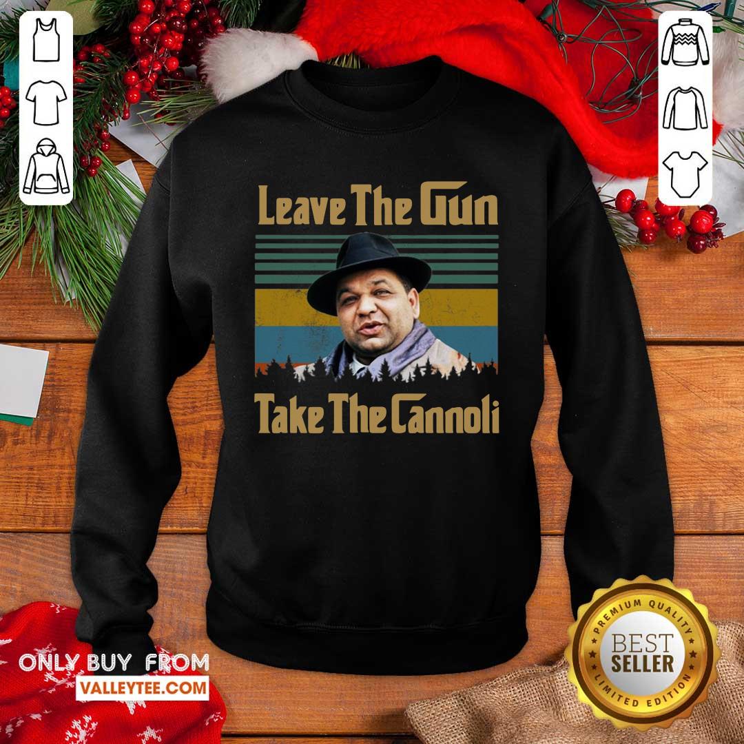 Perfect Peter Clemenza Godfather Leave The Gun Take The Cannoli Vintage Shirt - Image 2