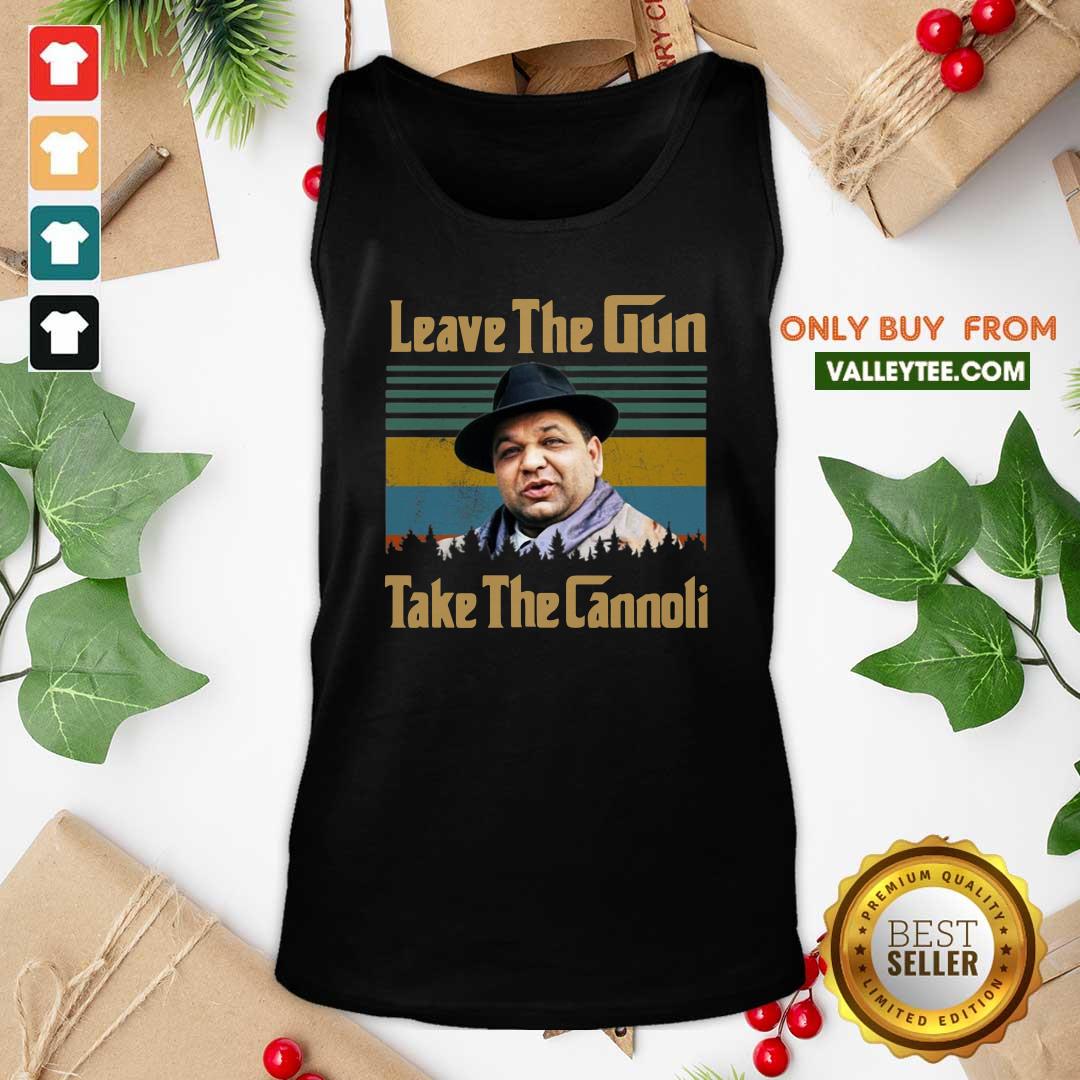 Perfect Peter Clemenza Godfather Leave The Gun Take The Cannoli Vintage Shirt - Image 5