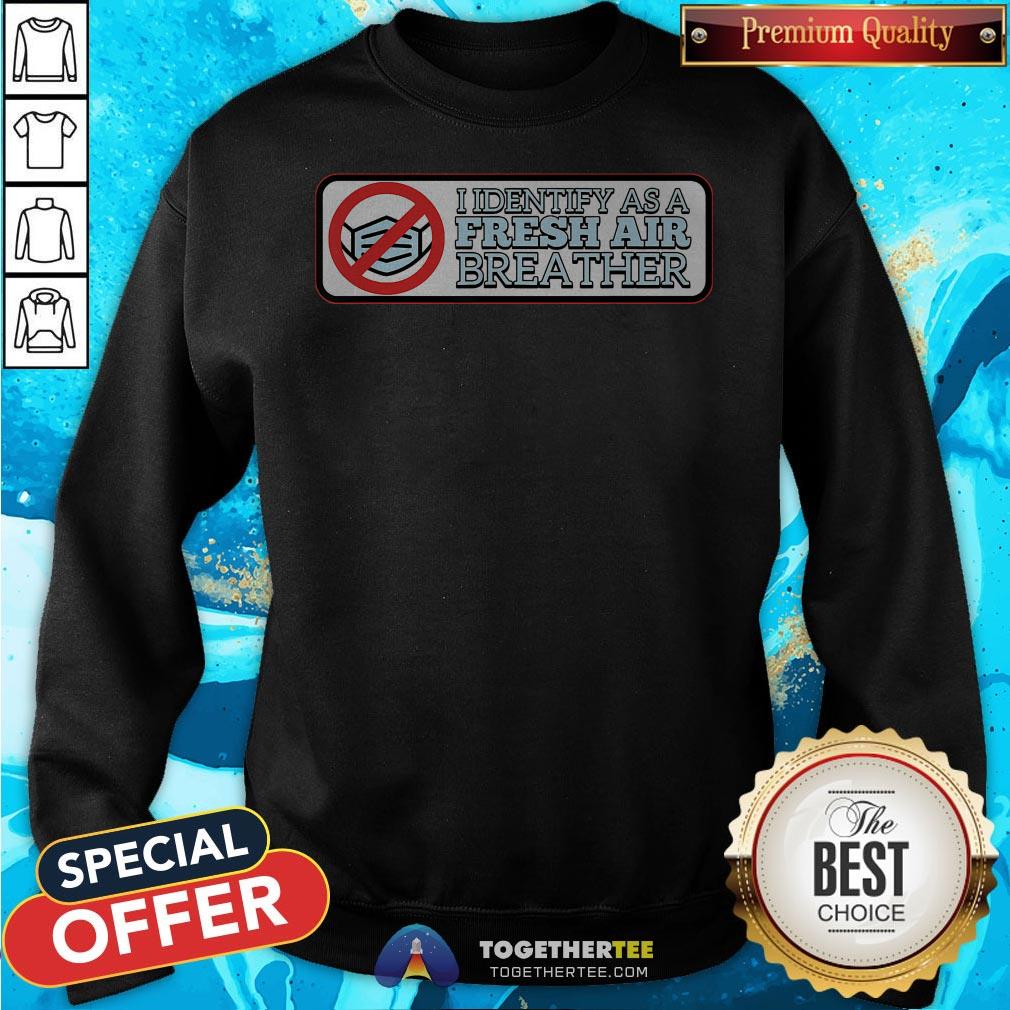 Official I Identify As A Fresh Air Breather For Anti-Mask Face Mask Shirt - Image 4
