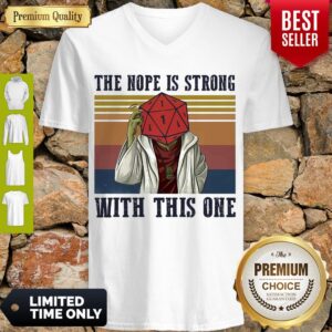 Alternative view of Hot Star Wars Yoga The Nope Is Strong With This One Vintage Shirt