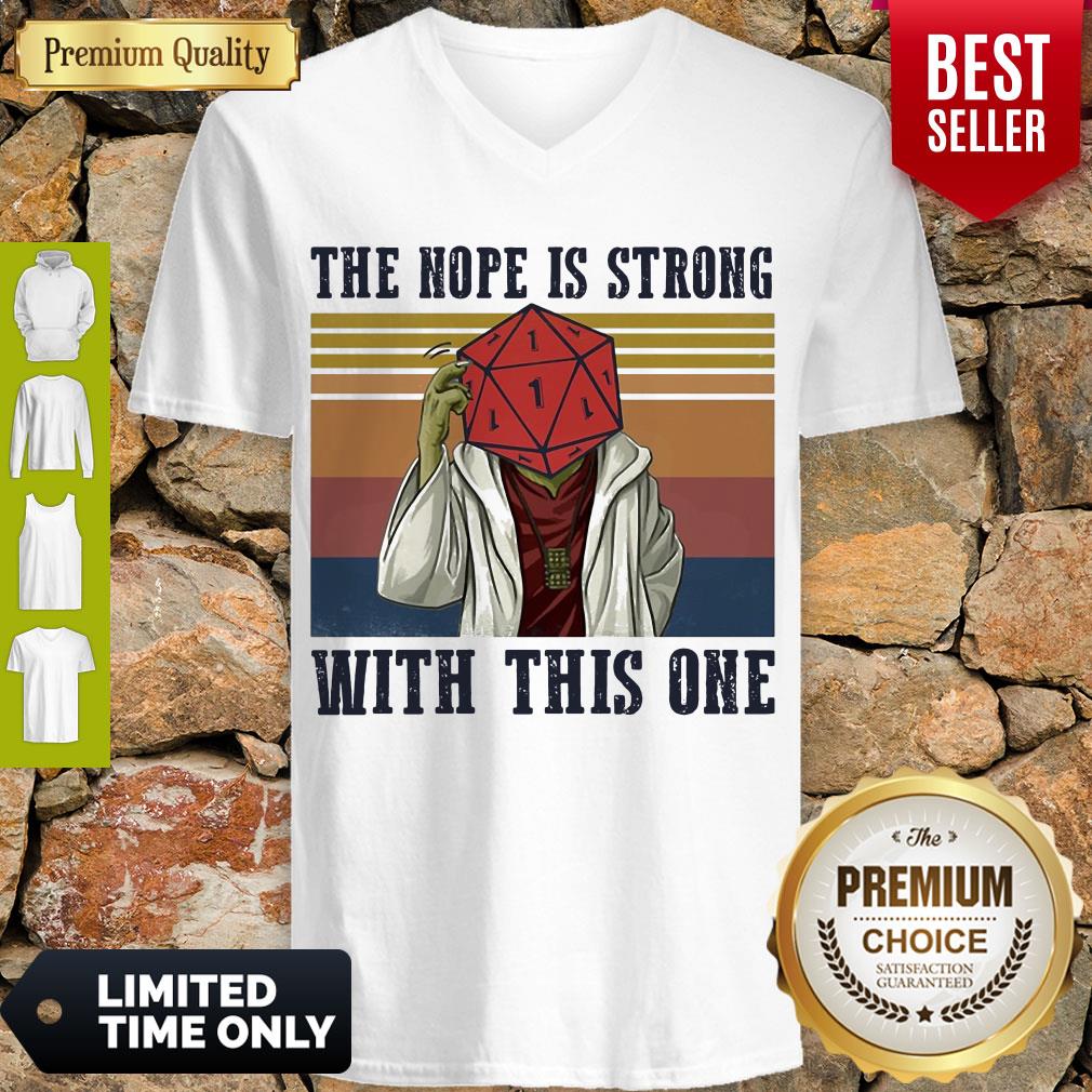 Hot Star Wars Yoga The Nope Is Strong With This One Vintage Shirt - Image 2
