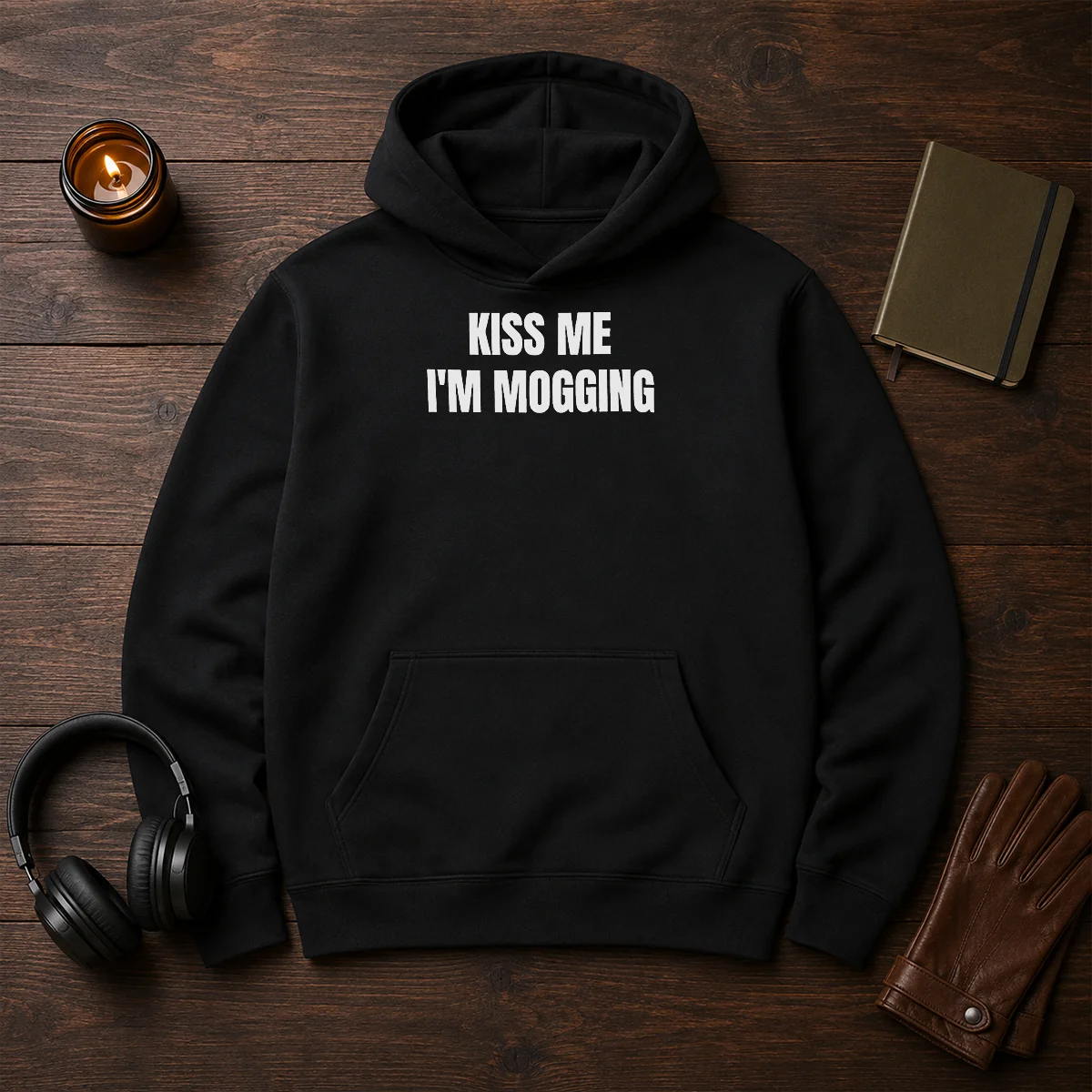 Hot Kiss Me I'M Mogging Looksmaxxing Meme Shirt - Image 5