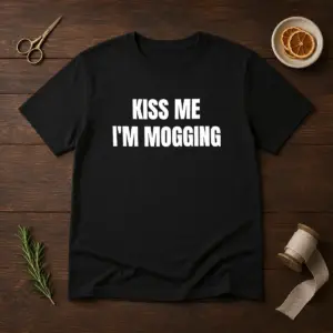 Hot Kiss Me I'M Mogging Looksmaxxing Meme Shirt