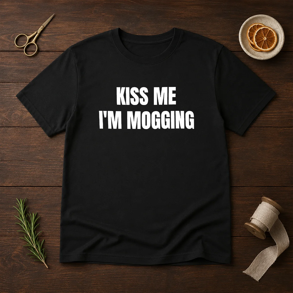 Hot Kiss Me I'M Mogging Looksmaxxing Meme Shirt