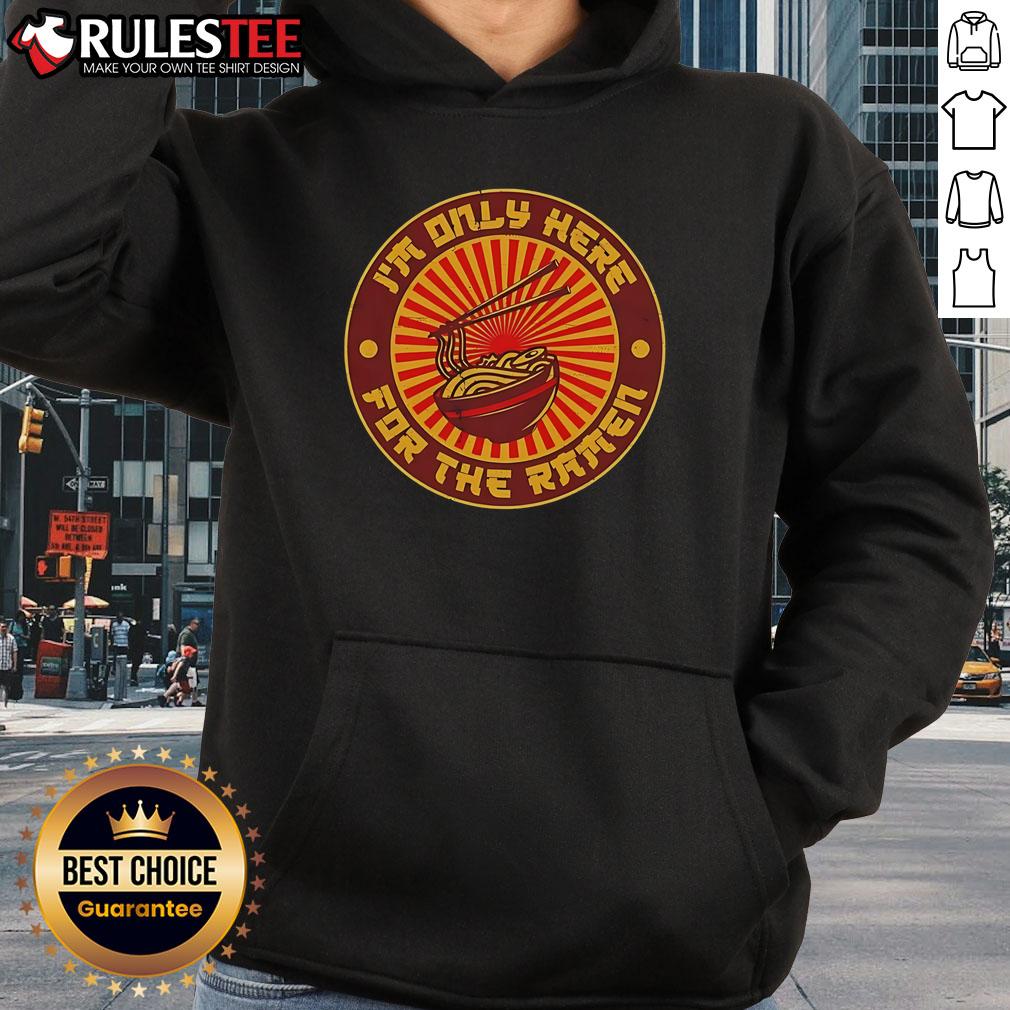 Official I'm Only Here For The Ramen Circle T-Shirt - Image 2