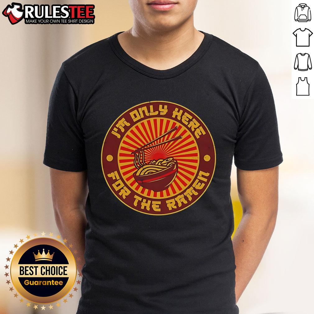 Official I'm Only Here For The Ramen Circle T-Shirt