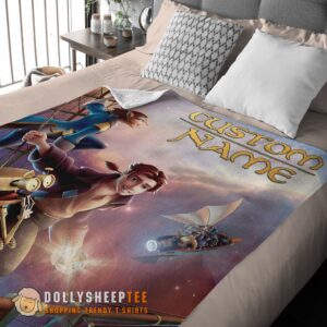 Alternative view of Perfect Happy Treasure Planet Movie Poster Blanket Fleece Customized Blanket