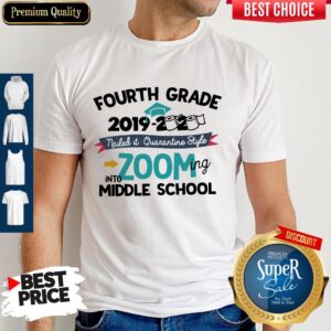 Good Eighth Grade 2019 2020 Nailed It Quarantine Style Zooming Into High School Shirt