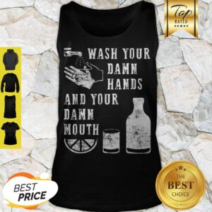 Alternative view of Modern Wash Your Damn Hands And Your Damn Mouth Shirt