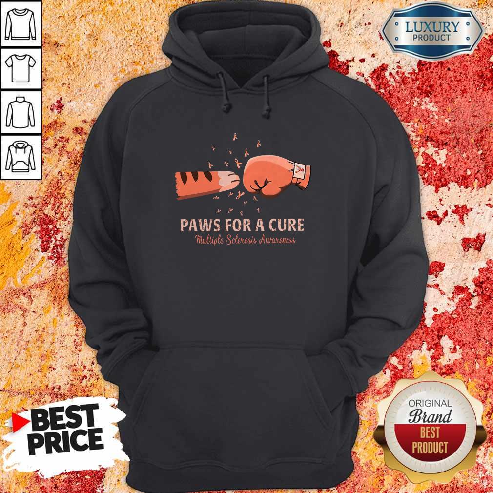 Pretty Paws For A Cure Multiple Sclerosis Awareness Shirt - Image 5