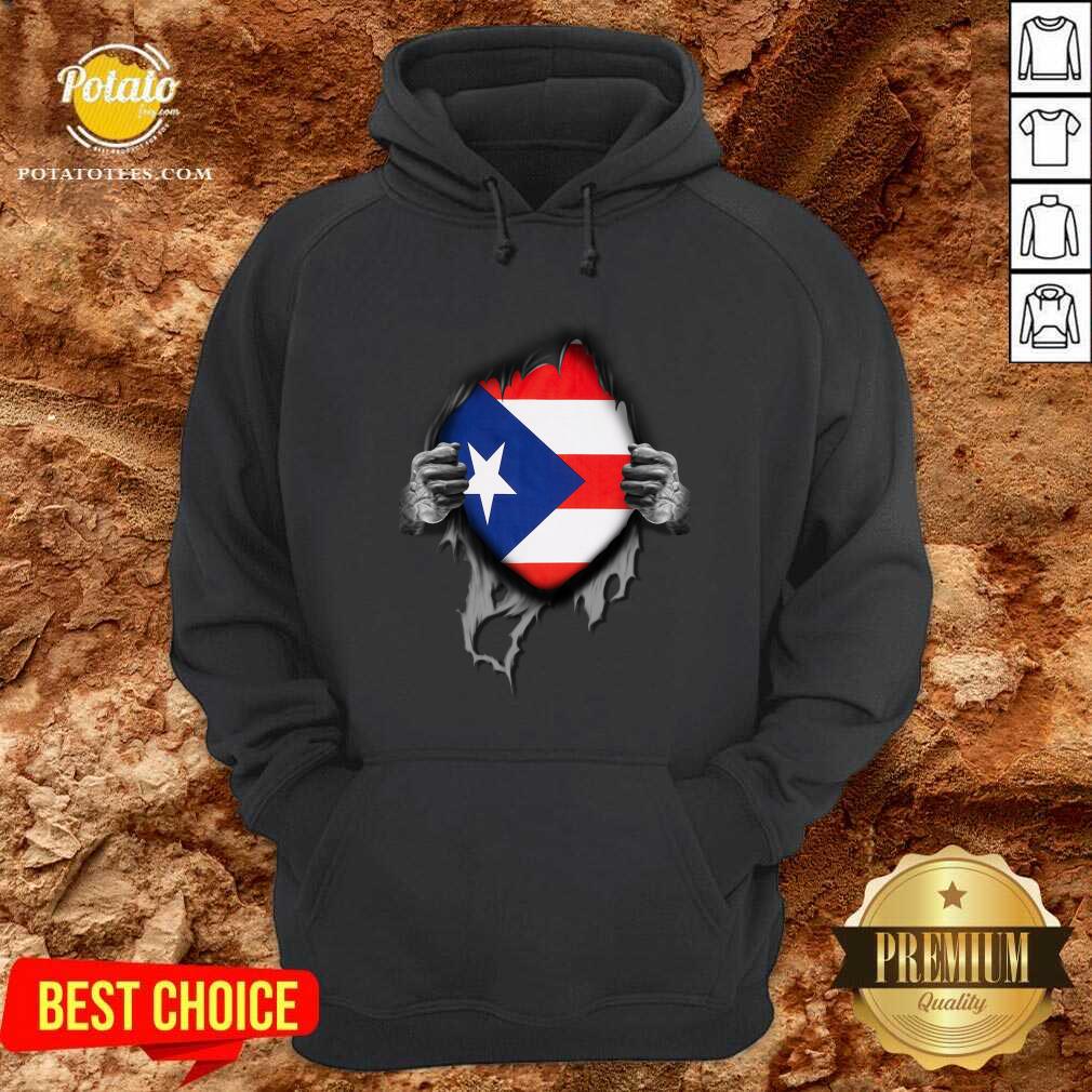 Super Puerto Rican Heritage Puerto Rico Roots USA Flag Shirt - Image 5