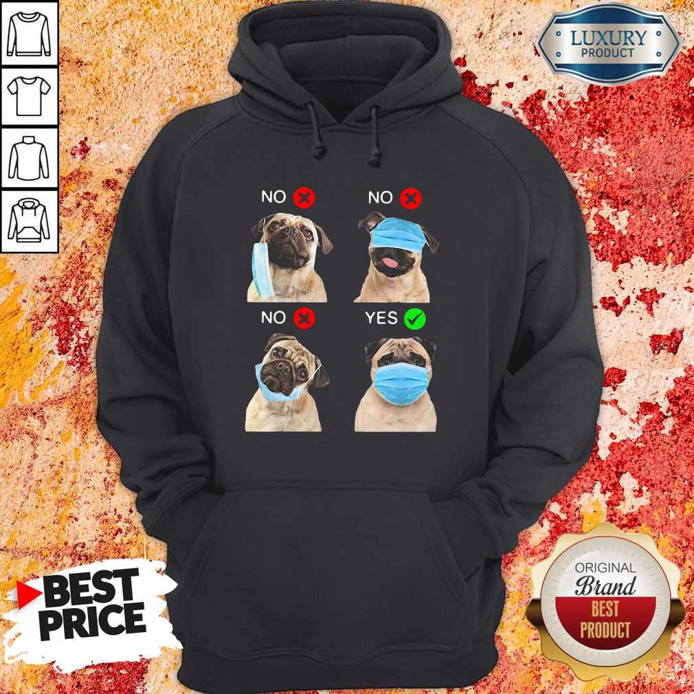 Top How To Wear Mask Pug Dog Shirt - Image 5