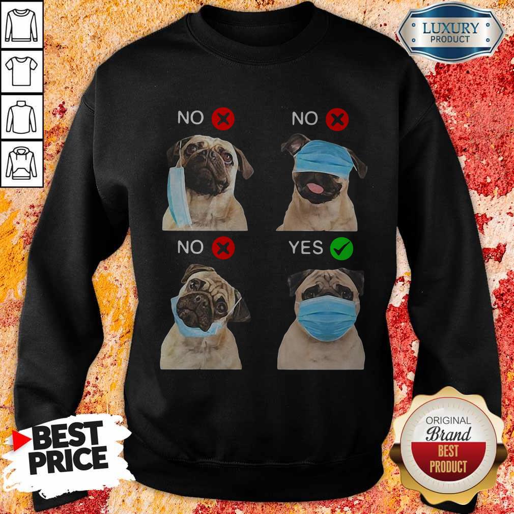Top How To Wear Mask Pug Dog Shirt - Image 4