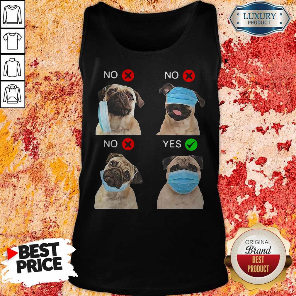 Top How To Wear Mask Pug Dog Shirt - Image 3