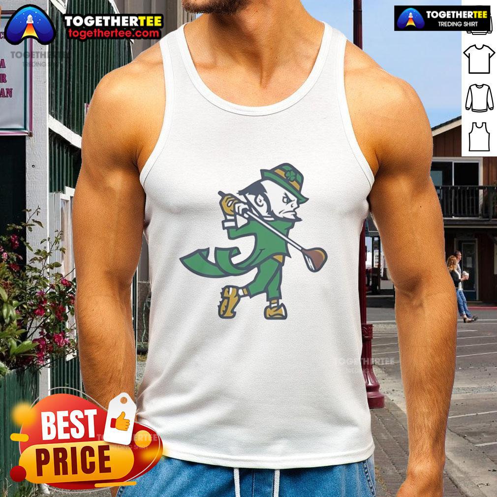 Top Notre Dame Fighting Irish Golf T-Shirt - Image 4