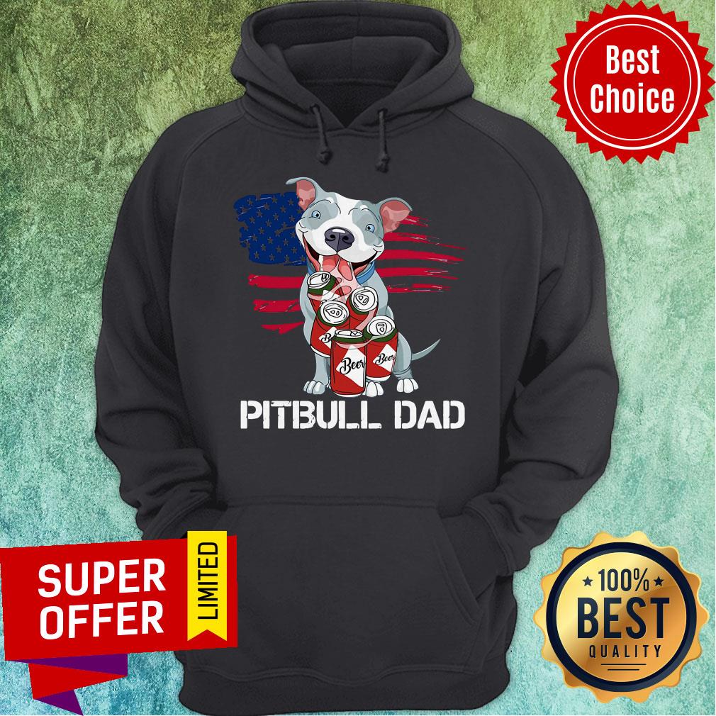 Awesome Pitbull Dad Beer Shirt - Image 3