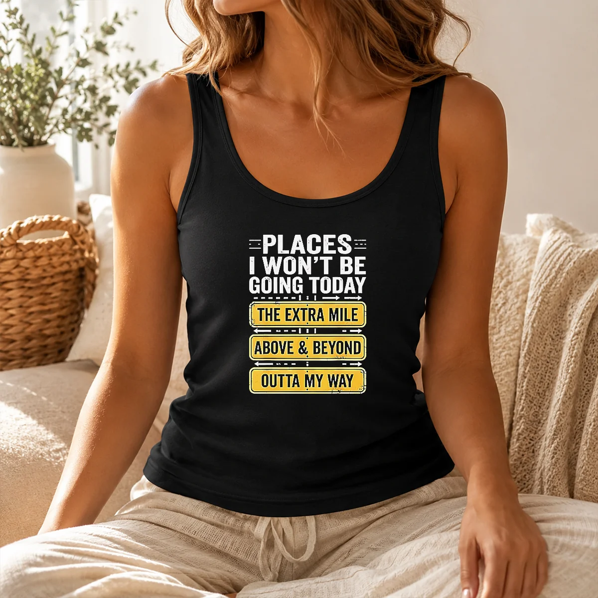 Awesome Places I Won't Be Going Today The Extra Mile Shirt - Image 3