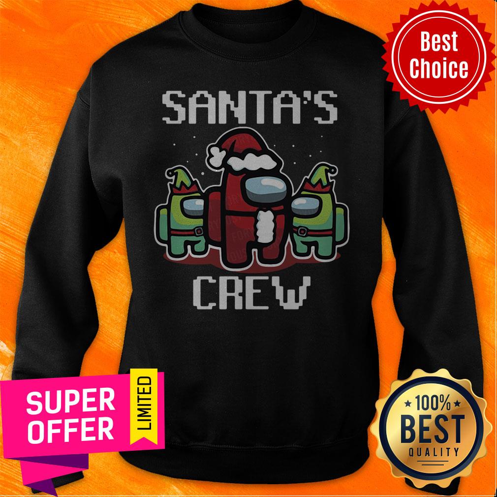 Funny Santa'S Crew Among Us Christmas Shirt - Image 5