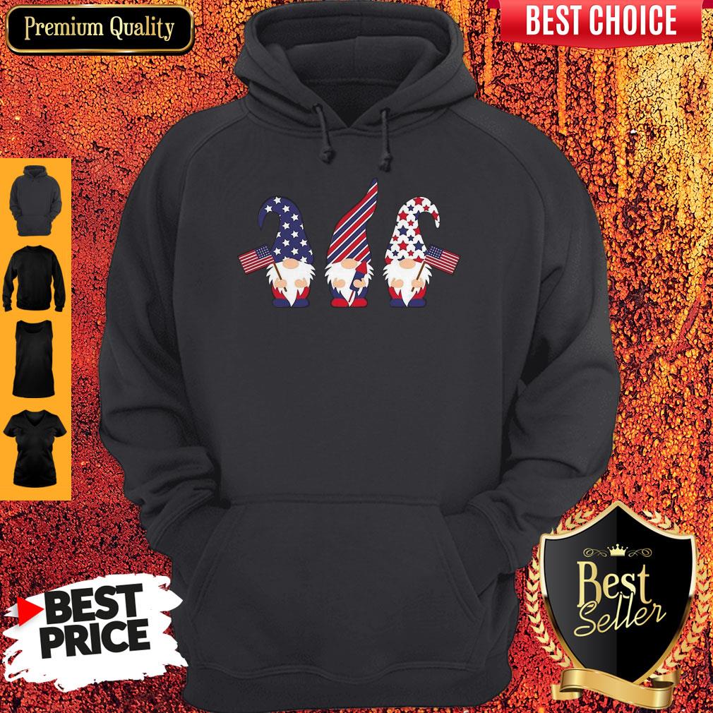 4th Of July Gnome American Flag Shirt - Image 2